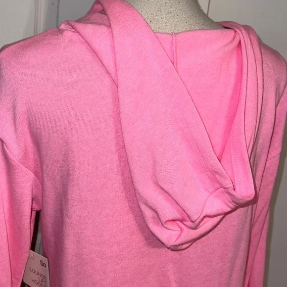 So Pink Cozy Oversized Pullover Lounge Hoodie Top NWT - Picture 8 of 12
